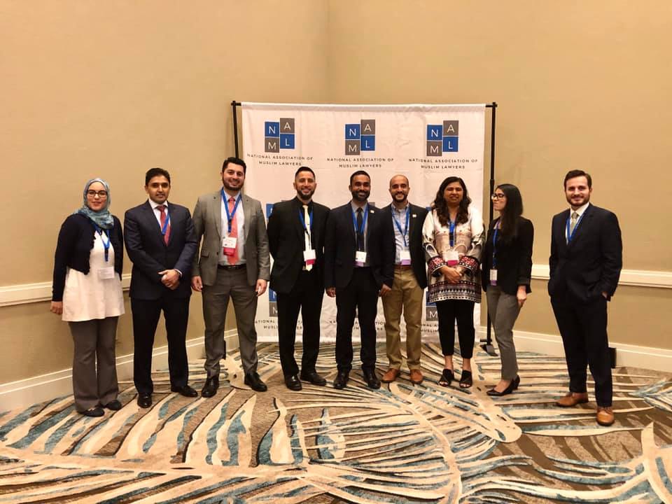 California attendees at the National Association of Muslim Lawyers (NAML) Conference this weekend in Florida.